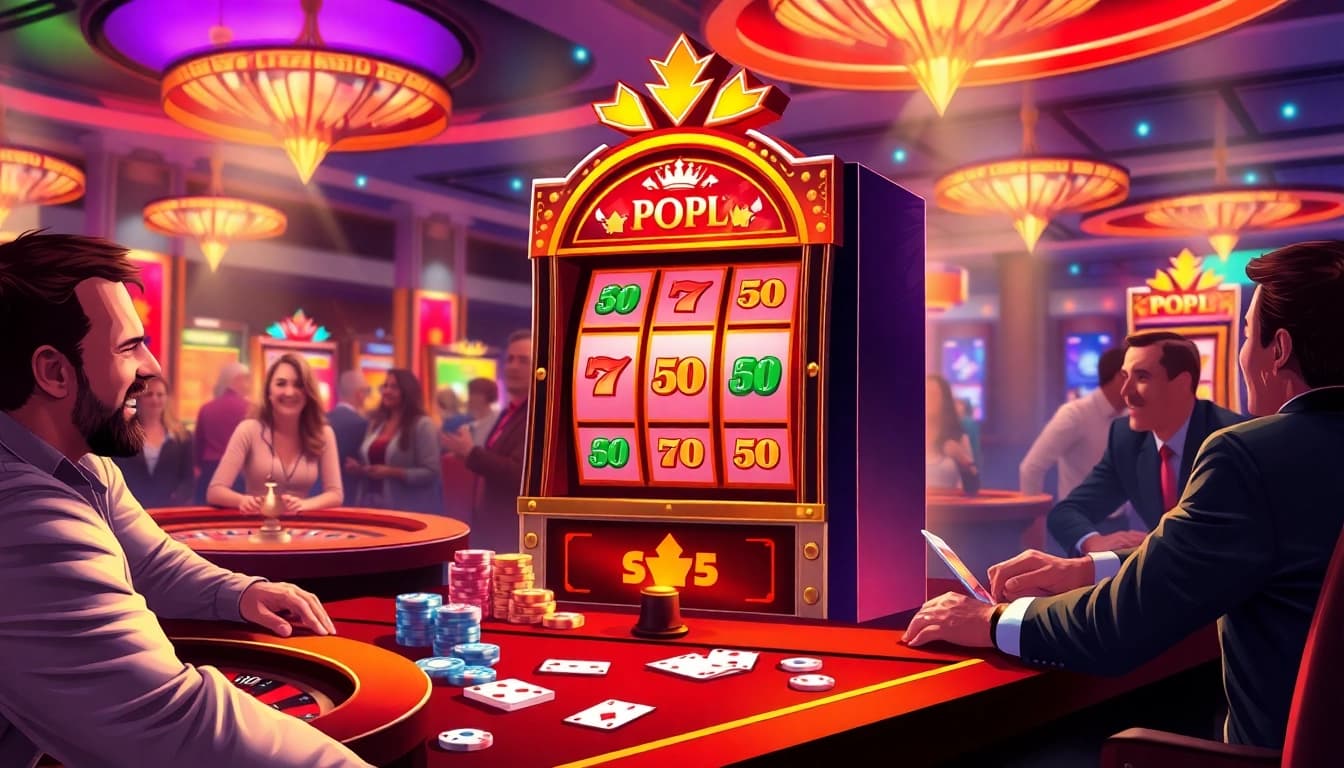 Excited players are engaging in games at a casino with PG soft เครดิตฟรี50 offers.