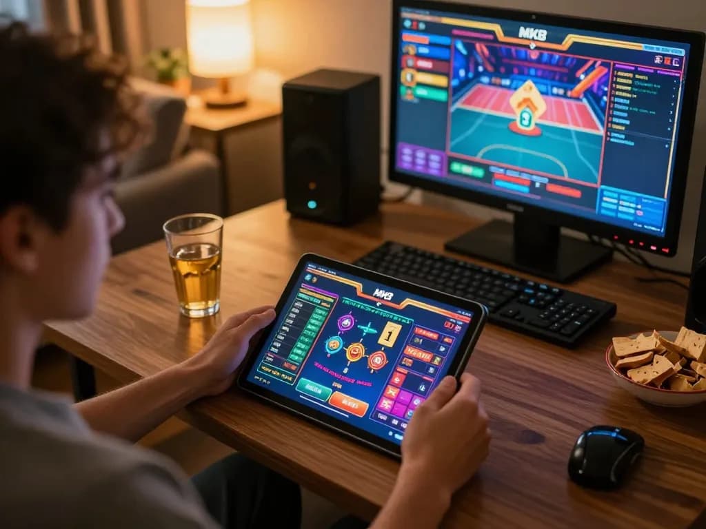 Engaging with online games at MK8, showcasing a dynamic betting interface for strategic wins.