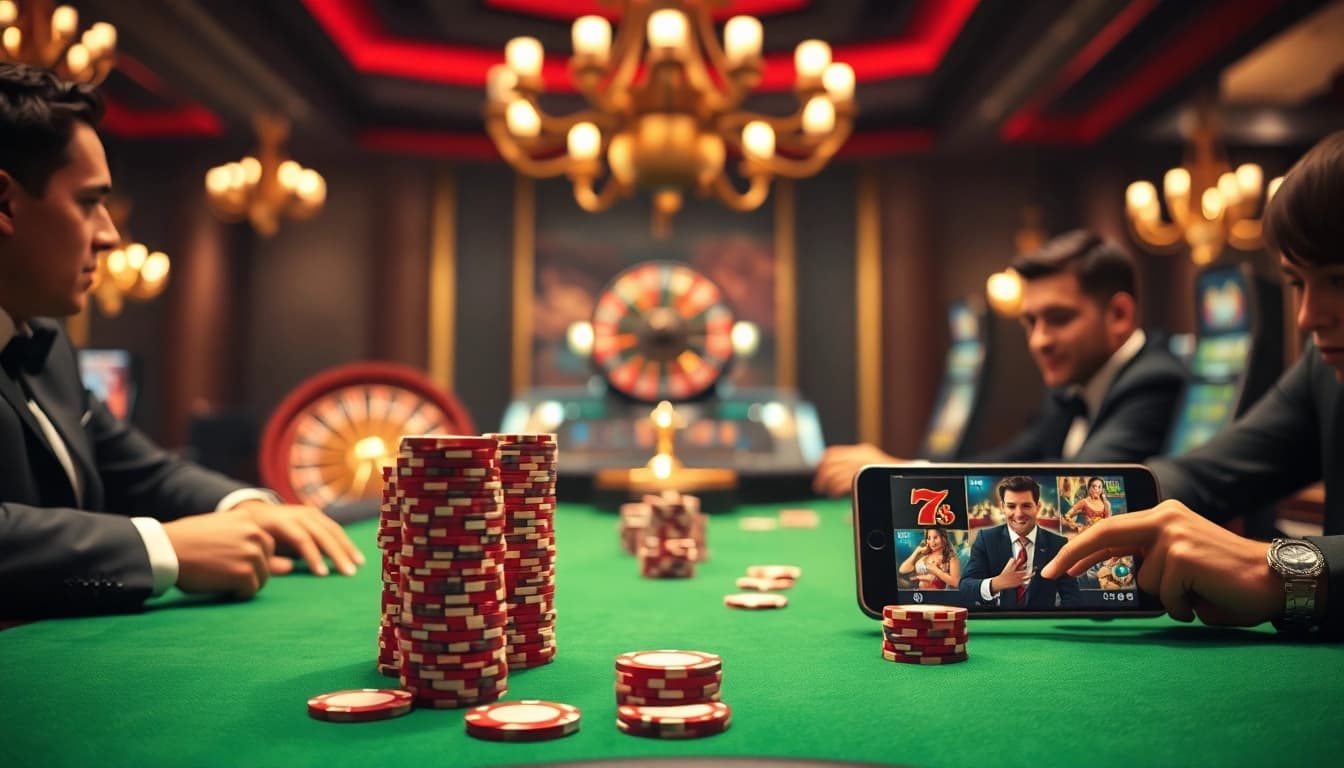 Experience the excitement of high-stakes poker at Hitclub9 with elite gaming tables and vibrant casino atmosphere.