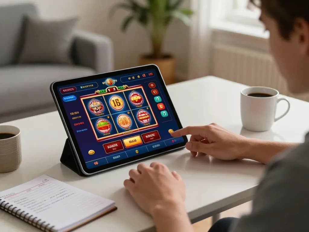 Experience of a trusted gambling site with an engaging online casino app interface at home.
