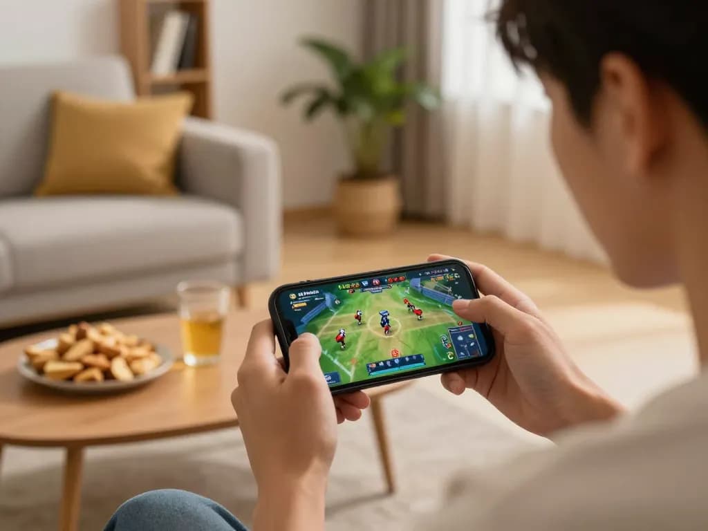 Xem đá gà thomo HD trực tiếp online trên điện thoại thông minh trong khi tận hưởng không khí ấm cúng tại nhà.