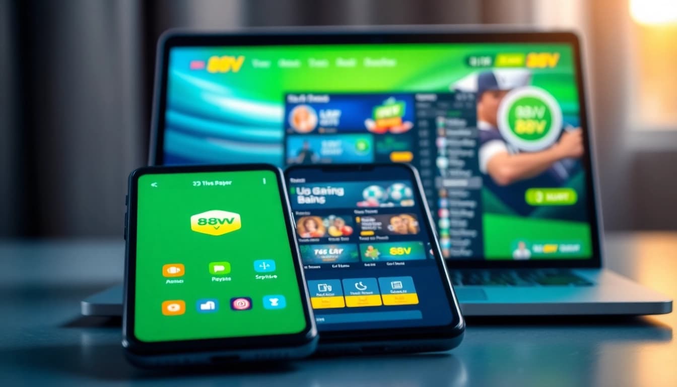 88vv online gaming interface showcasing modern betting options