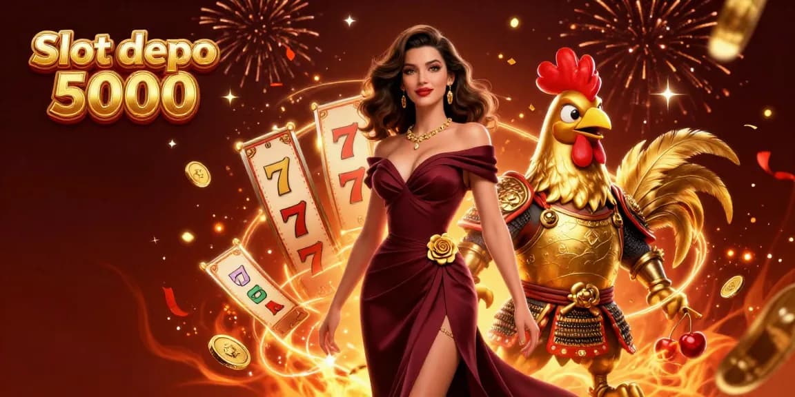 Experience exciting games at Slot depo 5000 with glamorous characters and dynamic casino elements.
