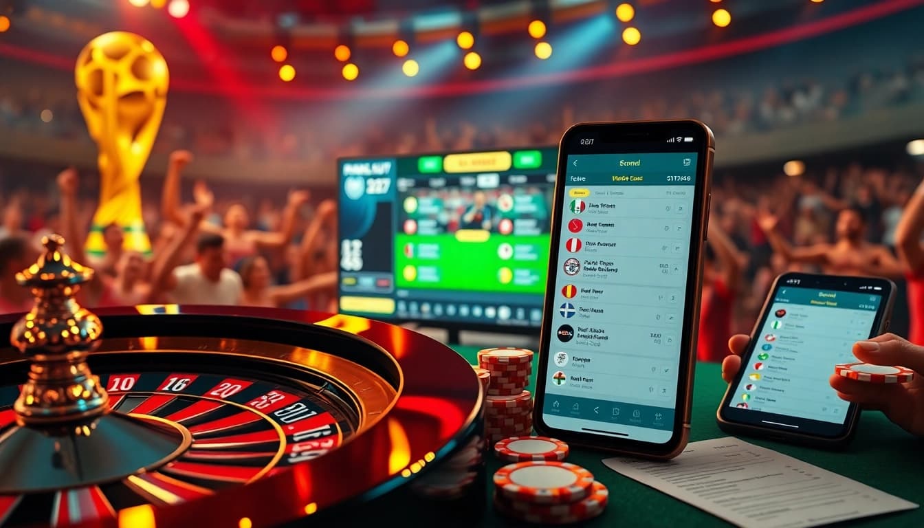 Bet on the excitement of Judi Bola Piala Dunia 2027 with a lavish online betting interface.