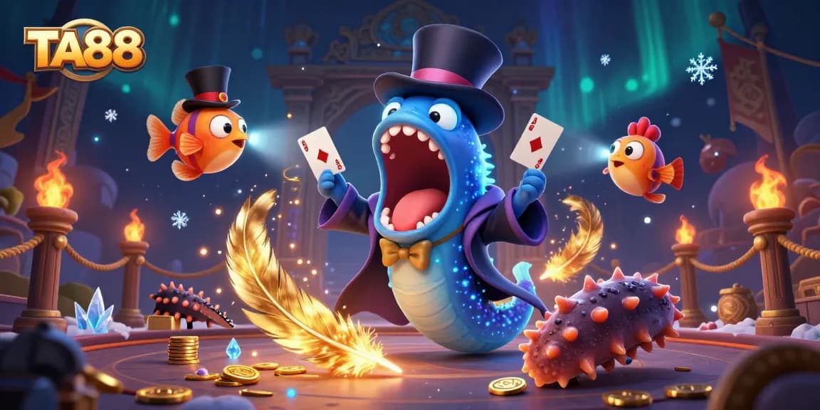 TA88 casino magic act showcasing vibrant characters and elements in a mesmerizing scene.