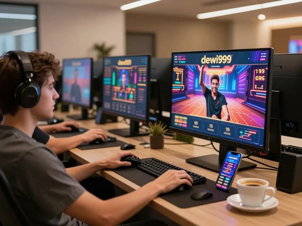 Pengalaman permainan online yang menginspirasi dengan seorang pemain menggunakan antarmuka dewi999 untuk pengalaman kasino yang menarik