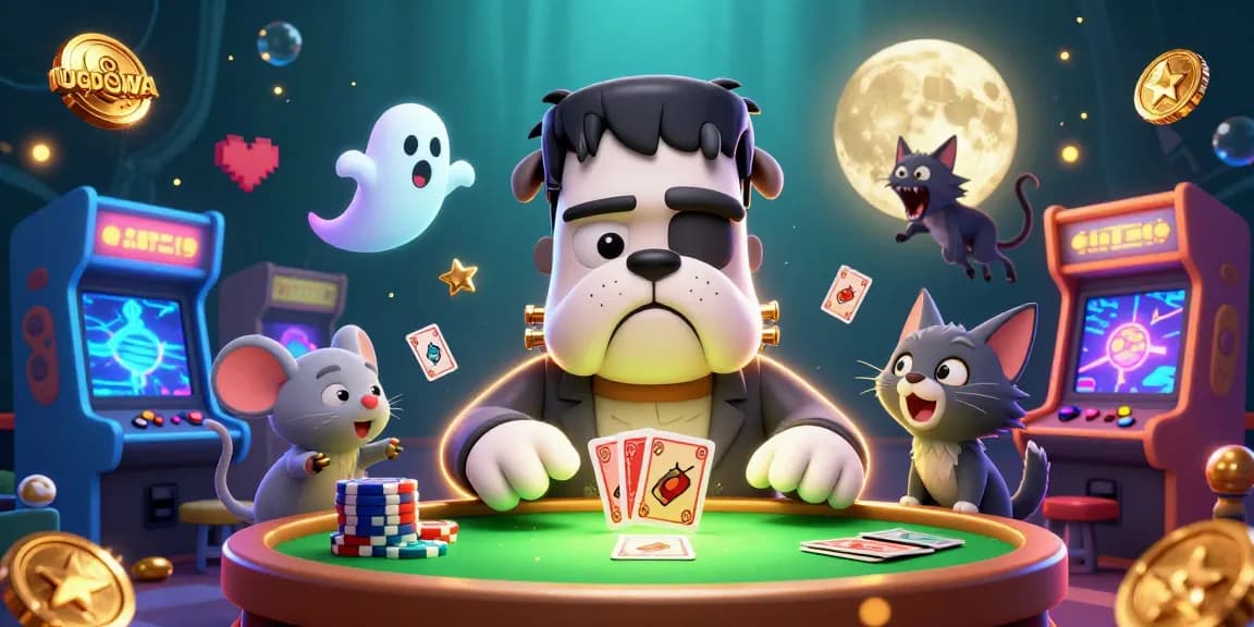 Engage in fun reveals with UGDEWA's unique slots featuring lively characters and vibrant casino elements.