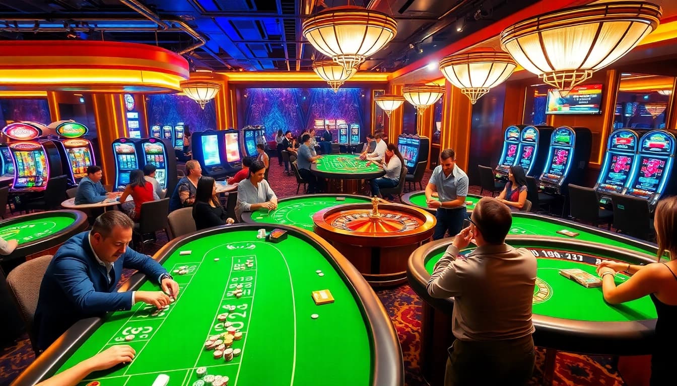 Experience the thrill of ee88 bet with lively casino action featuring roulette, poker, and slot machines.