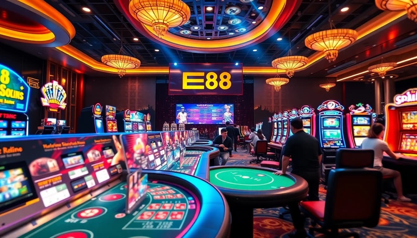 EE88 Casino offers a thrilling gaming experience with vibrant tables and advanced technology.