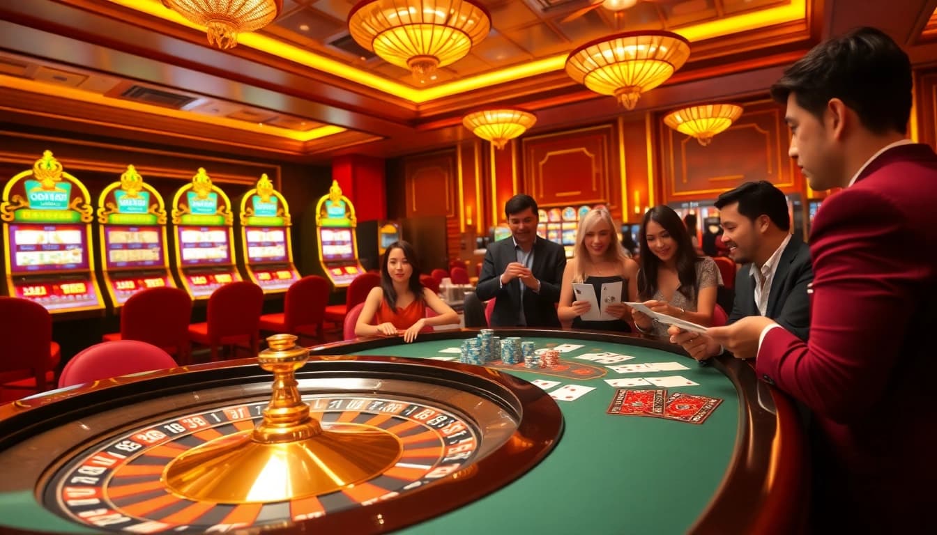 Experience the excitement of lô đề uy tín gaming with vibrant casino visuals.