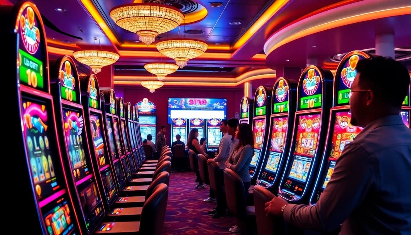 Para pemain yang antusias menikmati permainan slot di kasino online m1toto yang dinamis.
