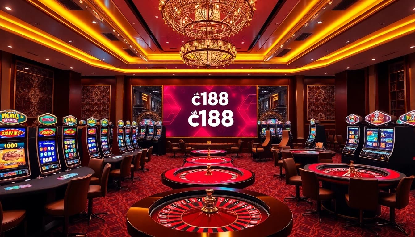 Experience the excitement of gambling at trang chủ c168 with vibrant casino visuals and high-stakes action.