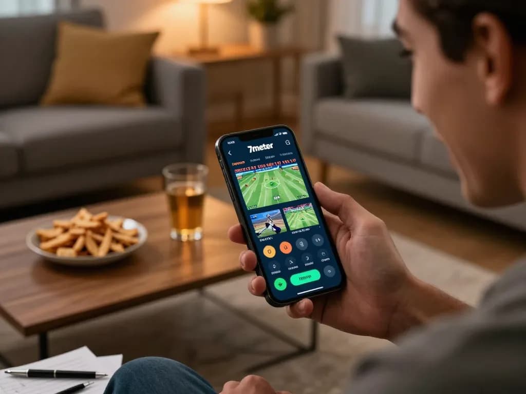 Experience the excitement of Livechat 7meter while placing sports bets from home with live odds displayed.