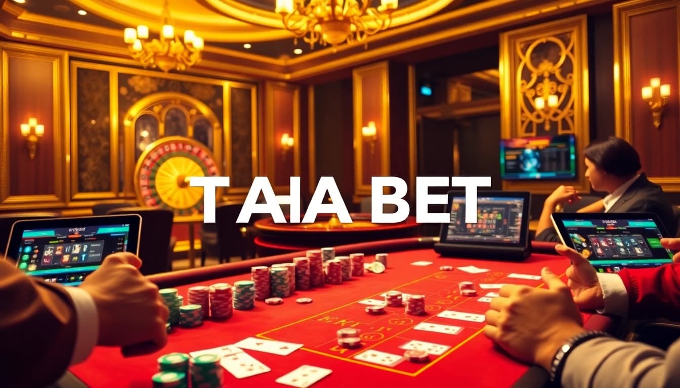 Players enjoying a thrilling session as they engage in THA BET gaming excitement.