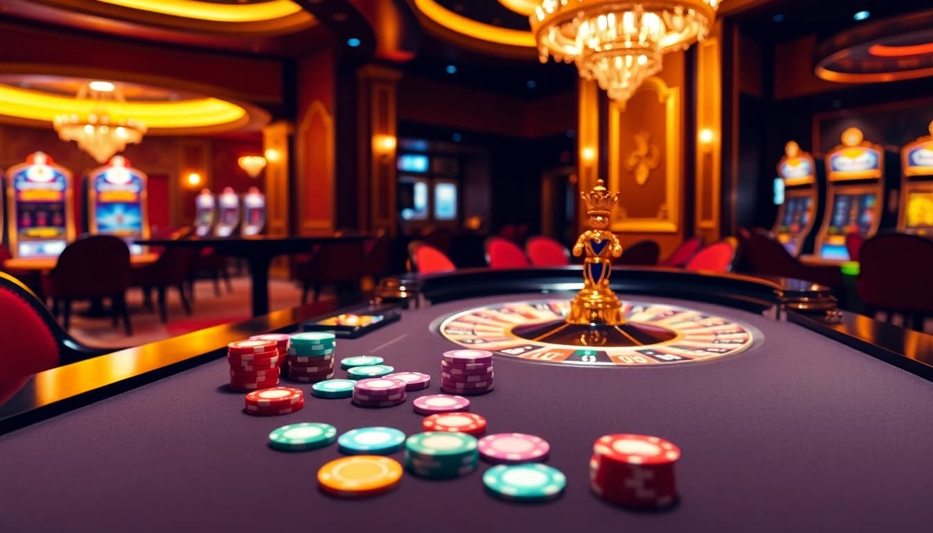 Experience the thrill of winning at LEGO138 with vibrant casino elements like cards and chips.