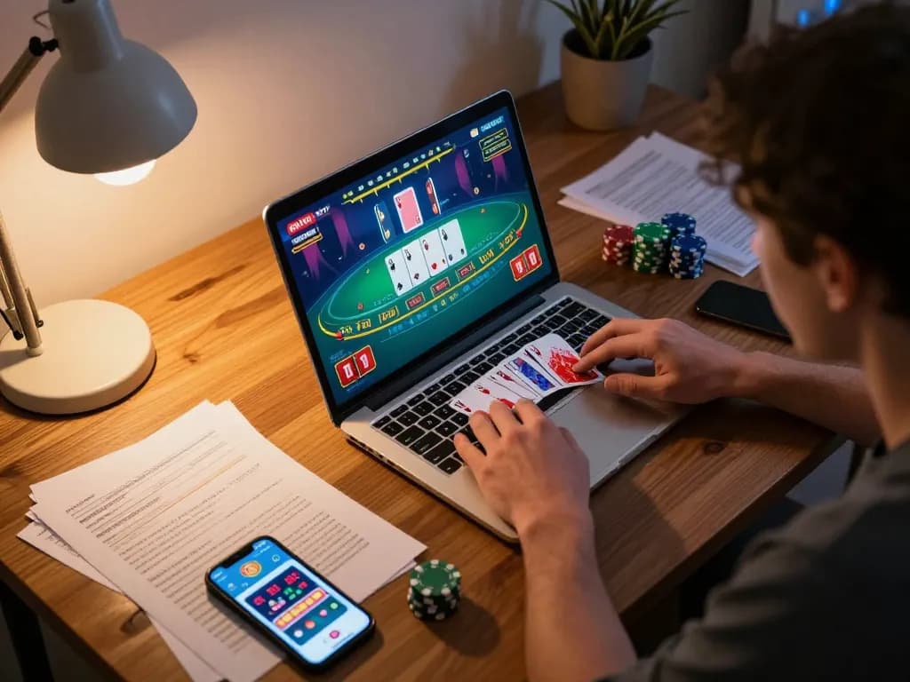 Experience the thrill of cucu777 blackjack gaming at home, focusing on strategy and engagement.