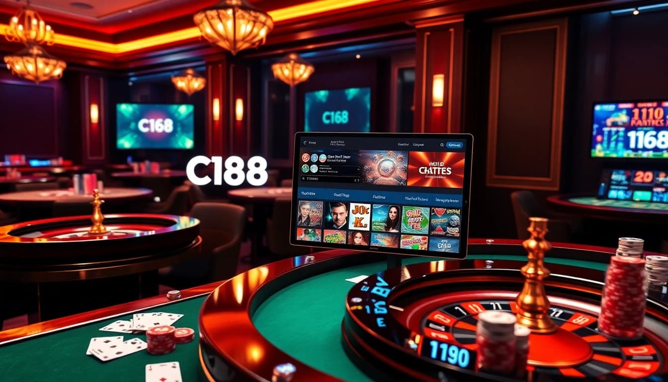 C168 offers a dynamic online gaming experience with exciting casino tables and vibrant betting options.