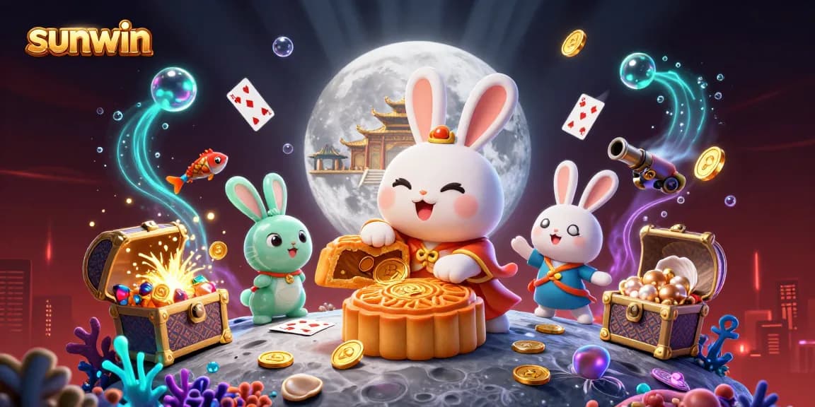 Experience thrilling gameplay at sunwin with a vibrant 3D casino scene of fortune and fun.