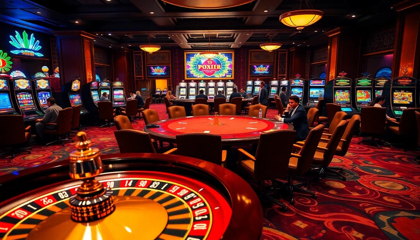 Engage in thrilling gaming experiences at https://okwinbiz.com/ with poker, roulette, and slot actions.