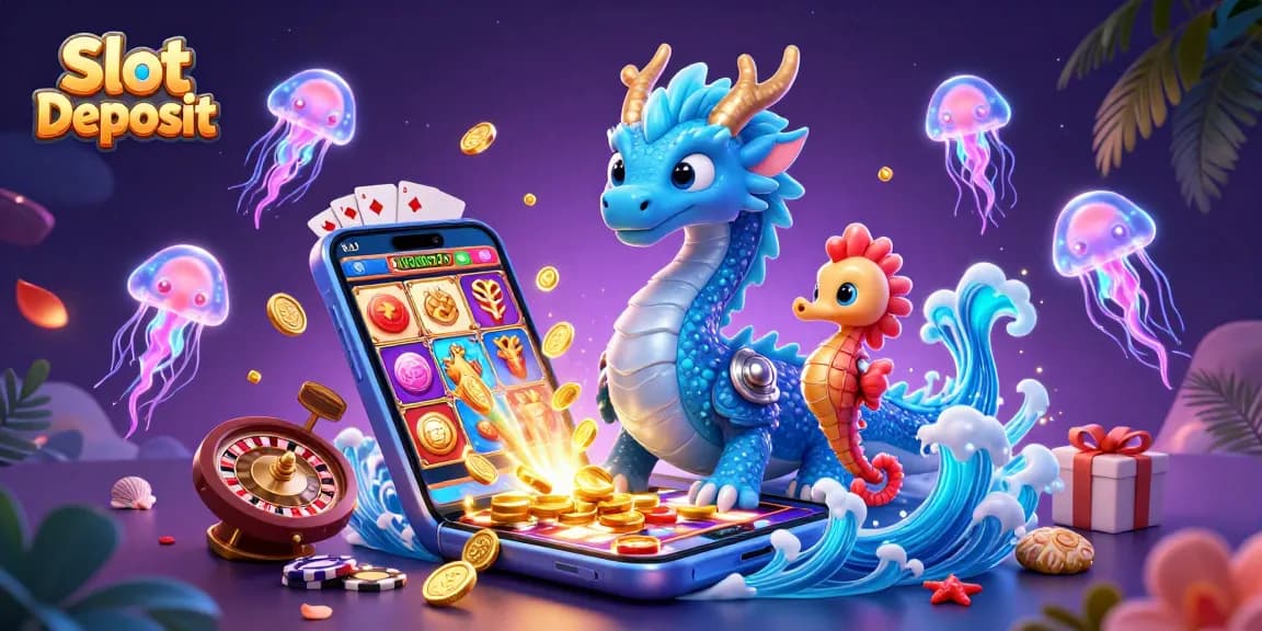 Spin Slot Deposit games with fun characters and vibrant casino elements.