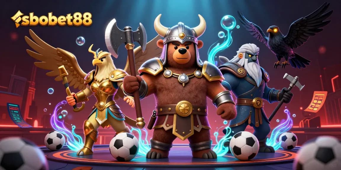Join the thrilling action of sbobet88 sports betting with fierce characters and vibrant gaming elements.