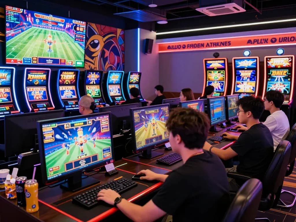 Engaging online gaming experience on Onbet88 with various games and players.