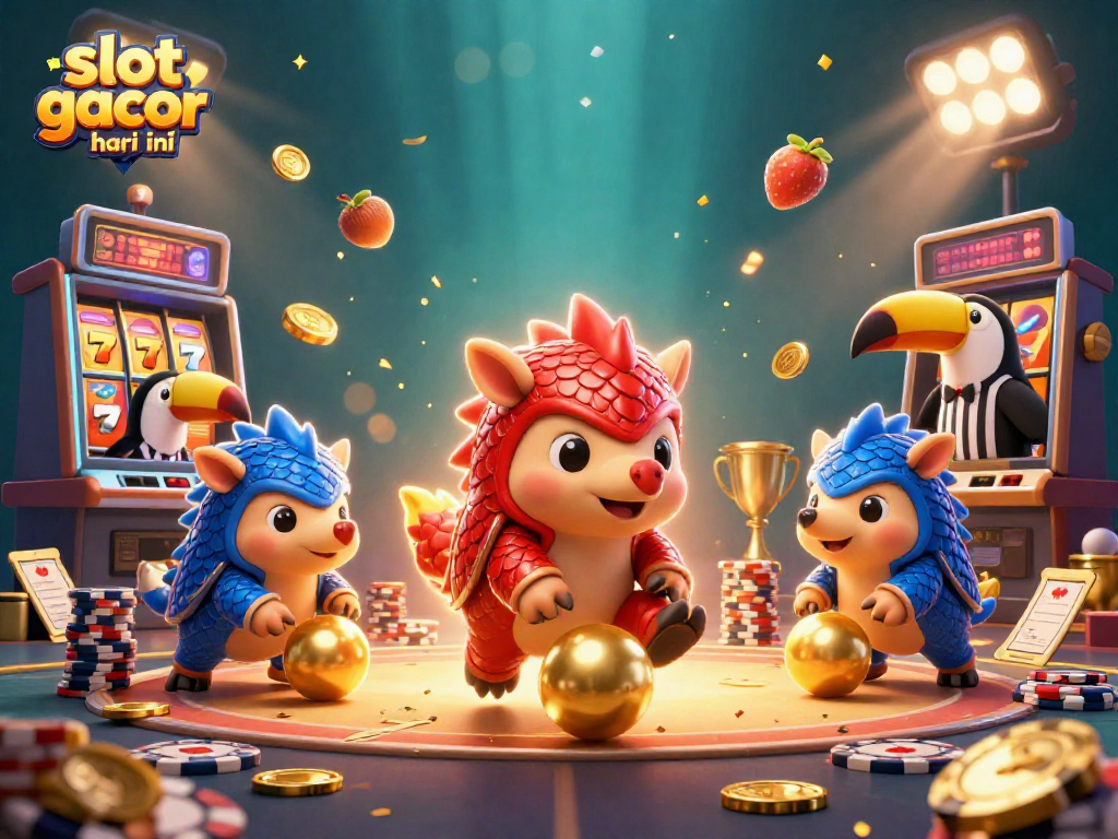 Experience thrilling wins at slot gacor hari ini with vibrant 3D characters and dynamic gaming elements.