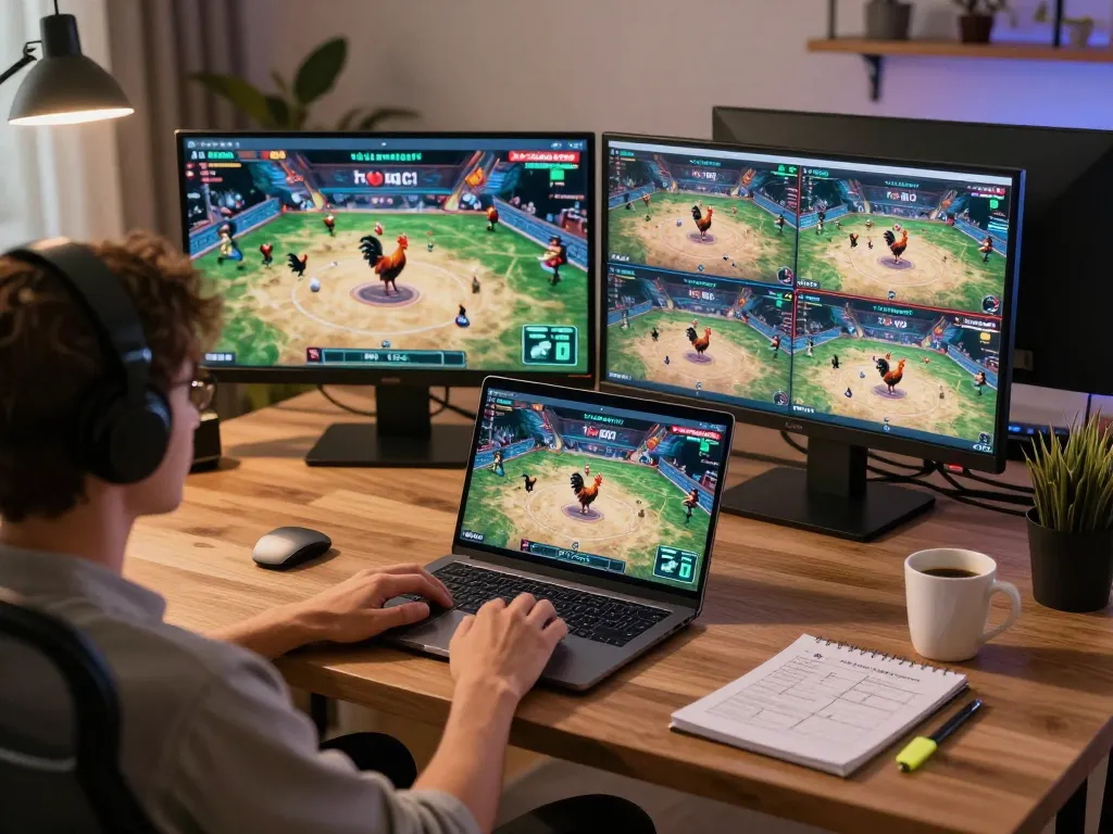 Xem các buổi phát trực tiếp đá gà thomo HD trên máy tính xách tay để có trải nghiệm chơi game hấp dẫn.