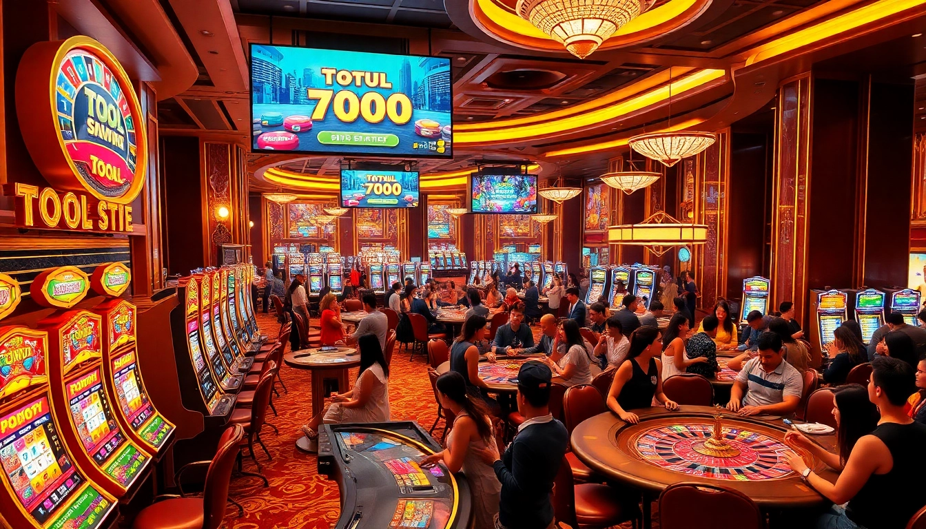 Experience the thrill of gambling with the Tool xổ số siêu tốc in a luxurious casino setting