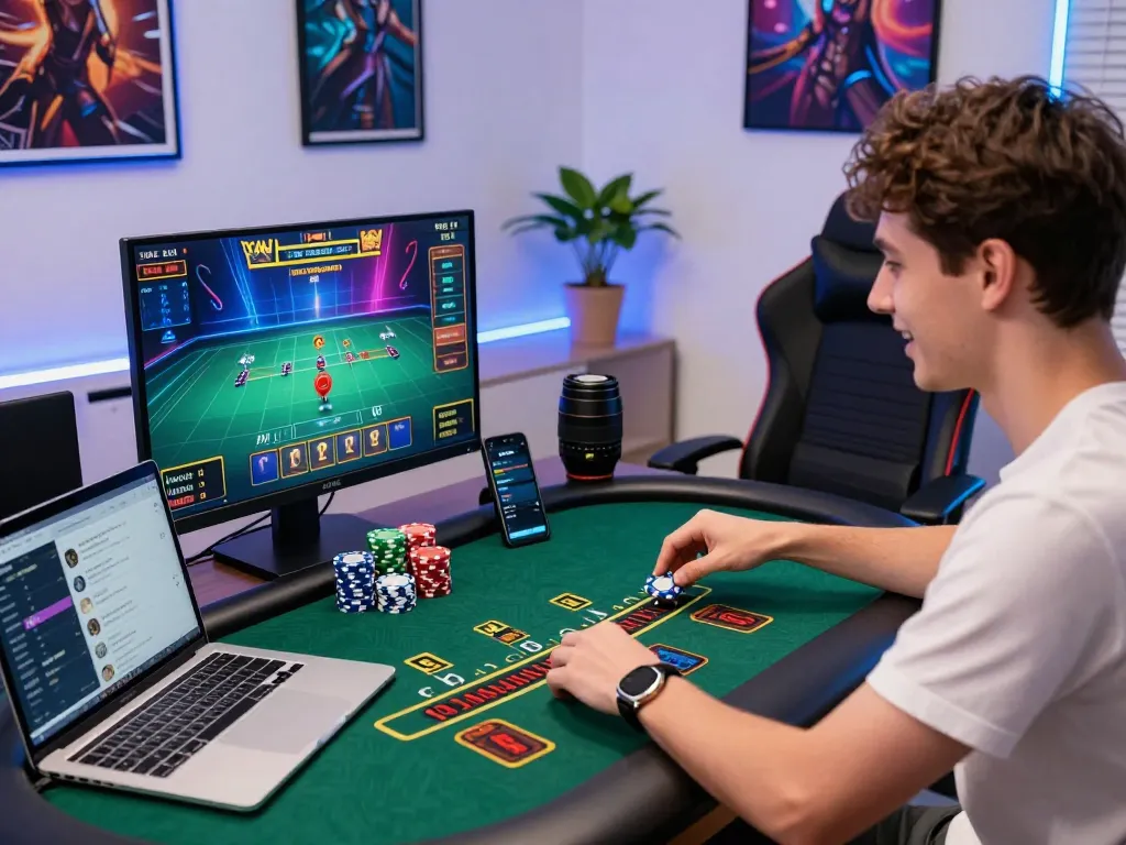 Exciting online gambling experience at trang chủ nk88 with vibrant graphics and live dealer interaction.