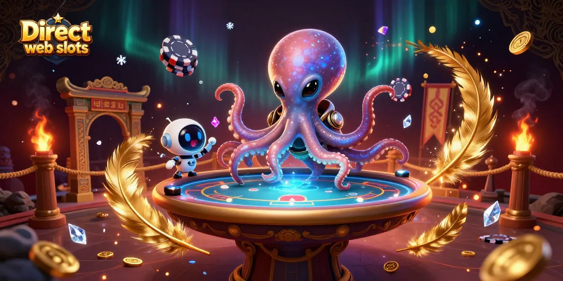 Experience the thrill of Direct web slots with vibrant casino characters and dynamic elements in a rich 3D scene.