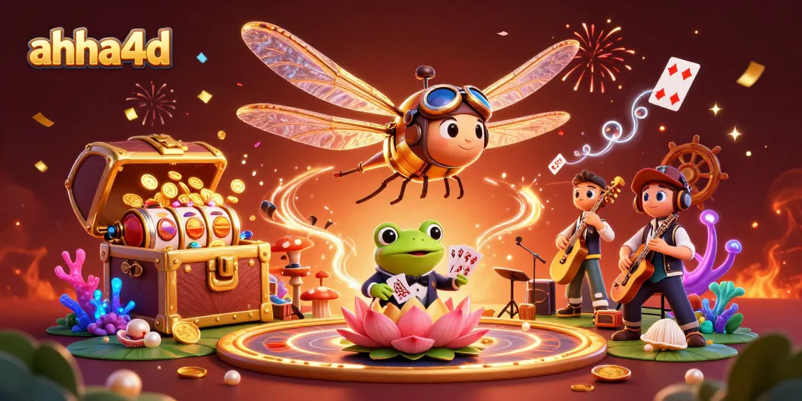 Permainan kartu menarik di AHHA4D dengan dealer frog dan fitur keberuntungan