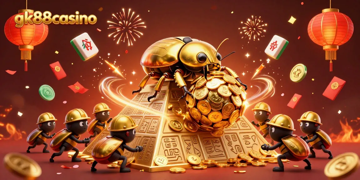 Experience vibrant gaming action at gk88casino with exciting characters and symbols.