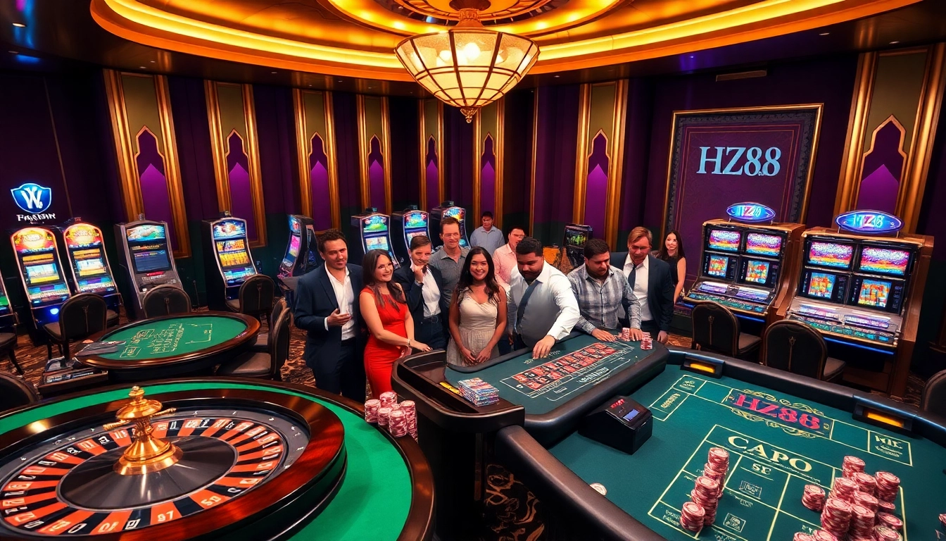 Experience high-stakes excitement at HZ88 com with vibrant casino tables and thrilling gameplay.