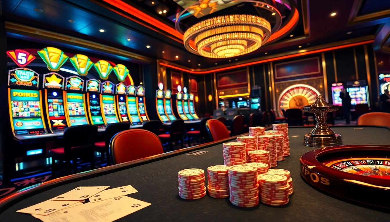 Players engaging with vibrant slot machines at 789win casino, experiencing the excitement of winning.