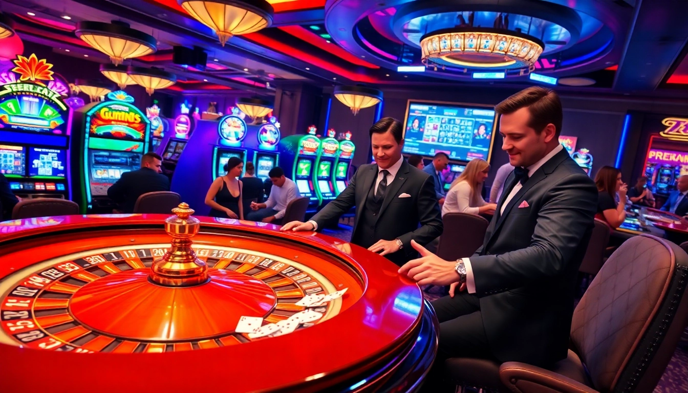 Experience the excitement of roulette and slot machines at https://8kbet.you/ casino.