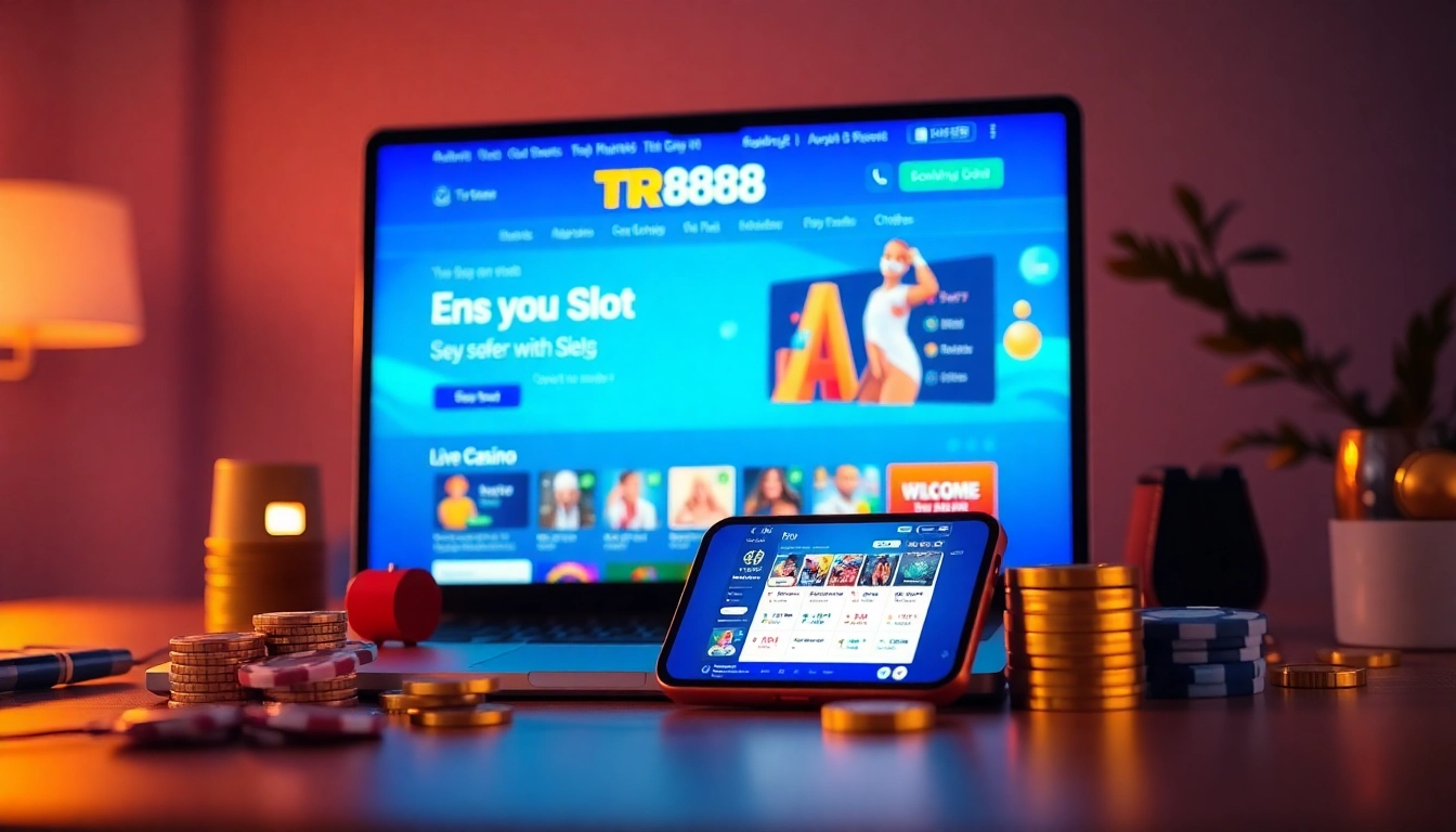 TR88 - Engaging online gambling platform showcasing exciting games and modern interface.