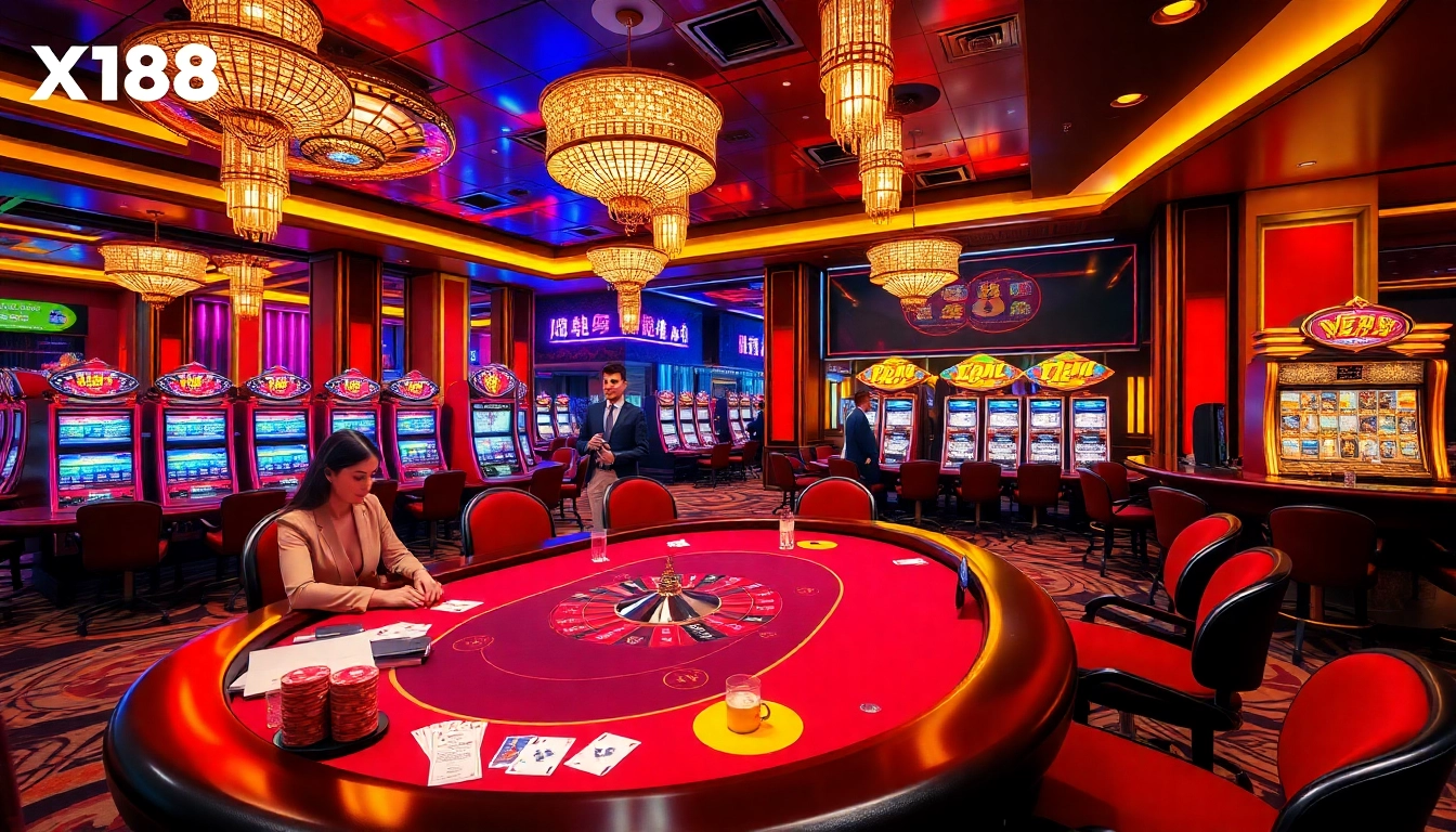 Experience the thrill of Xin88 with a luxurious casino atmosphere and exciting games.
