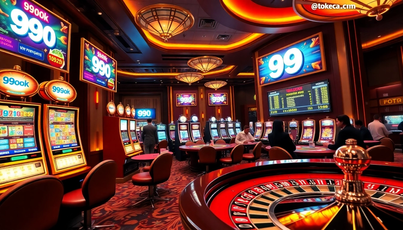 Experience the excitement of gambling at 99ok with vibrant casino tables and engaging gameplay.