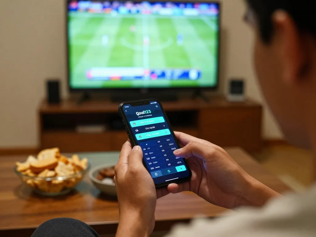 Engage in exciting sports betting with goal123 app displaying live odds during a game