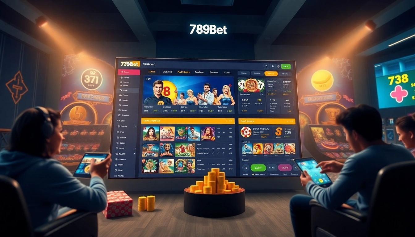 Engaging online betting scene highlighting 789bet gaming interface with vibrant casino games.