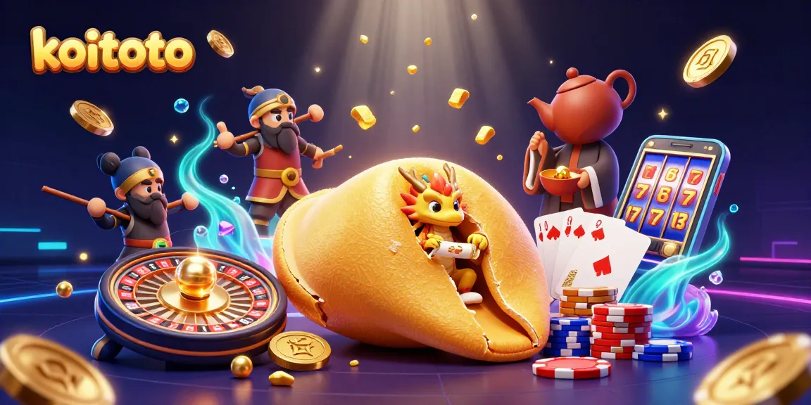 Koitoto illuminates excitement in online 4D togel gaming with golden elements and dynamic action.