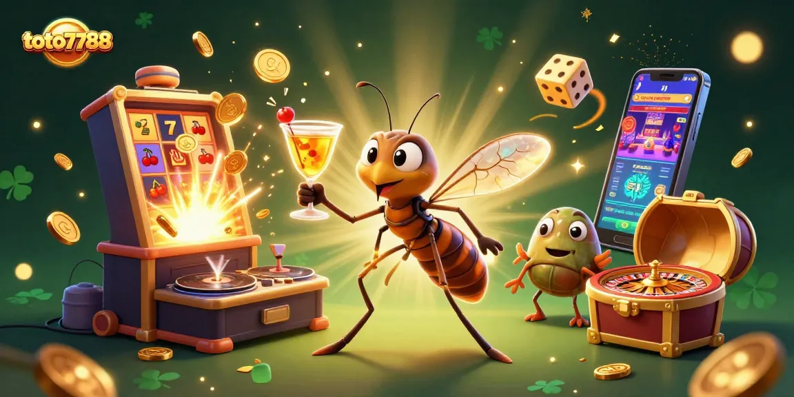 Experience big wins with toto7788's lively casino scene showcasing jackpots, slot machines, and gaming excitement.