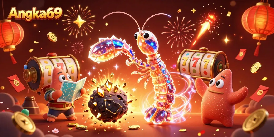 Engage with Angka69 through an exciting online casino experience with vibrant characters and dynamic elements.