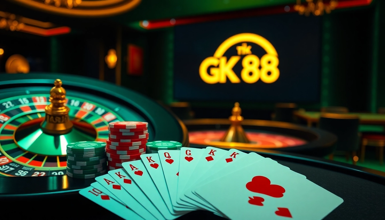 Experience thrilling gameplay and winning strategies with GK 88 at our luxurious online casino.