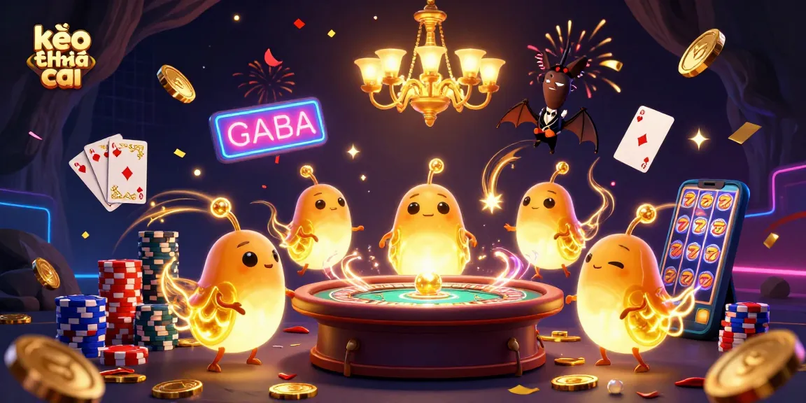 Experience thrilling action with kèo nhà cái as glowworms illuminate the lively casino scene, showcasing vibrant gambling elements.