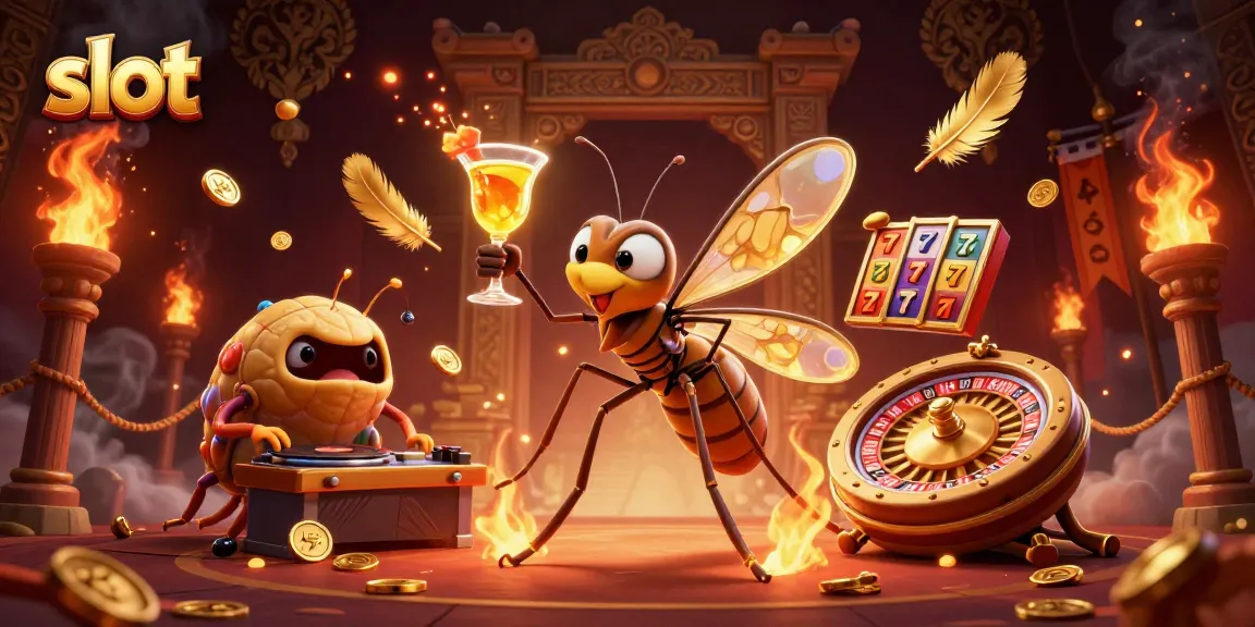 Spin exciting slot machines with vibrant characters in this dynamic casino scene